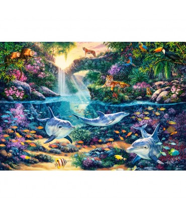 Puzzle da 1500 Pezzi - Paradiso nella Giungla