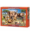 Puzzle da 1500 Pezzi Animali della Savana