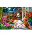 Puzzle da 1500 Pezzi - Gattini sul Tetto