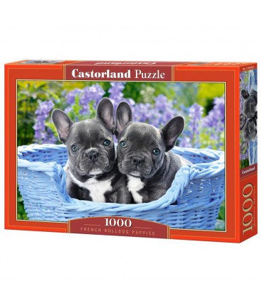 Puzzle da 1000 Pezzi - Cuccioli di Bulldog Francese