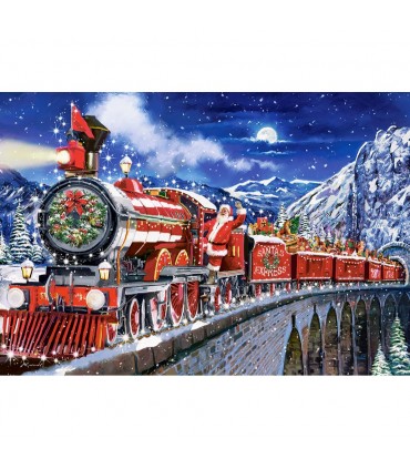 Puzzle da 1000 Pezzi - Babbo Natale sta Arrivando in Città