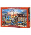 Puzzle da 500 Pezzi Strade di Parigi