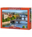 Puzzle da 500 Pezzi - Veduta dei Ponti di Praga