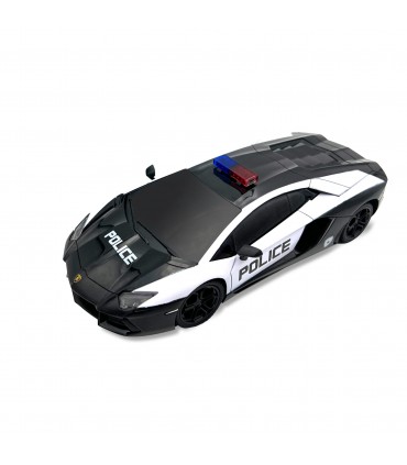 LAMBORGHINI AVENTADOR COUPE' POLICE: Radiocomando 2.4GHz Sc.1:24 - CM 20