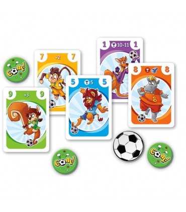Zoo Goal - Gioco di Carte di Calcio per Tutti | Sfida Strategica con 132 Carte Illustrate | Divertimento per Famiglia e Amici