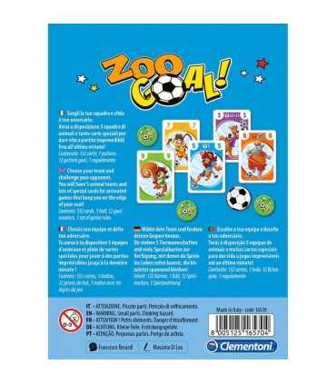 Zoo Goal - Gioco di Carte di Calcio per Tutti | Sfida Strategica con 132 Carte Illustrate | Divertimento per Famiglia e Amici
