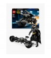 Super Heroes - Personaggio Costruibile di Batman con Bat-Pod