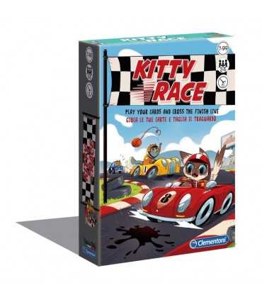 Kitty Race - Gioco di Carte per Famiglie, Corsa tra Gatti e Macchine, 2-5 Giocatori, Divertimento in 15 Minuti!