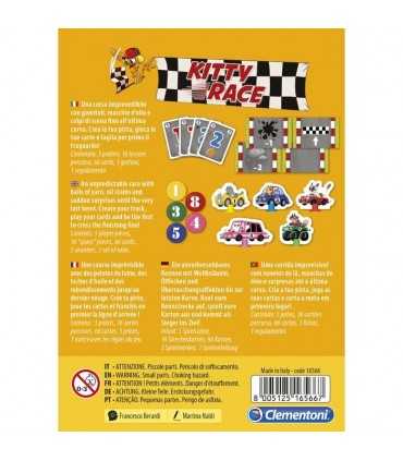 Kitty Race - Gioco di Carte per Famiglie, Corsa tra Gatti e Macchine, 2-5 Giocatori, Divertimento in 15 Minuti!