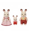 Trio Famiglia Coniglio Cioccolato