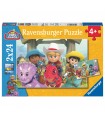 2 Puzzle da 24 Pezzi - Dino Ranch