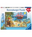 2 Puzzle da 24 Pezzi - Pirati e Sirene