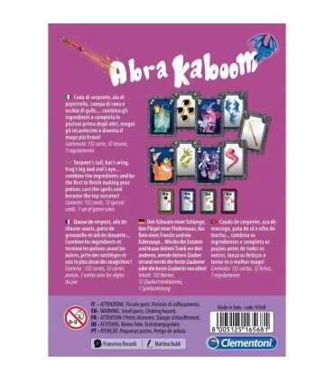 Abrakaboom - Gioco di Carte Magico di Clementoni per 2-5 Giocatori, Età 8+, Durata 20 Minuti, Divertimento e Strategia!