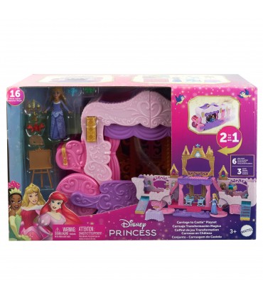 Disney Princess - Playset 2 in 1 Castello Carrozza