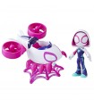 Spidey - Veicolo con Personaggio e Accessori: Ghost Spider Copter
