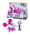 Spidey - Veicolo con Personaggio e Accessori: Ghost Spider Copter