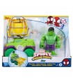 Spidey - Veicolo con Personaggio e Accessori: Hulk Truck
