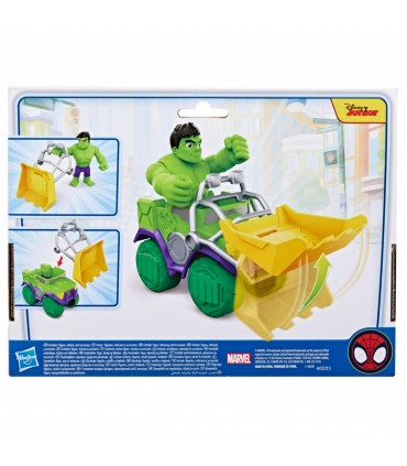 Spidey - Veicolo con Personaggio e Accessori: Hulk Truck
