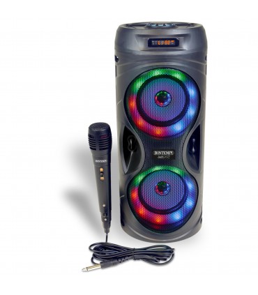 Amplificatore Wireless con Display, Microfono e Luci RGB