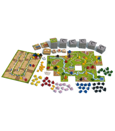 Carcassonne - Big Box: Gioco da Tavolo con 11 Espansioni per 2-6 Giocatori, Strategia e Divertimento per Famiglie!
