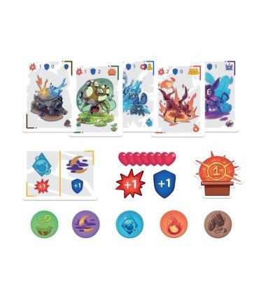 Monsters Arena - Gioco di Carte di Combattimento per 2-5 Giocatori, Strategia e Divertimento, Età 8, 20 Minuti di Gioco - Cleme