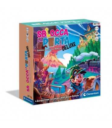Sblocca la Porta - Deluxe di Clementoni: Gioco di Investigazione per 1-6 Giocatori, Enigmi e Avventure in Famiglia!