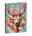 Puzzle 1000 pezzi Flower Deer