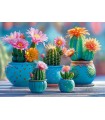 Puzzle da 1000 Pezzi - Bloomy Cactus Fireworks