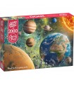 Puzzle da 2000 Pezzi - Planet Earth in galaxy space