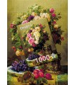 Puzzle 1000 pezzi Jean Baptiste Robie Still Life with Roses