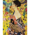 Puzzle 1000 pezzi Gustav Klimt Lady with a Fan