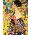 Puzzle 1000 pezzi Gustav Klimt Lady with a Fan