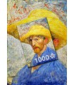 Puzzle da 1000 Pezzi - Vincent Van Gogh: Self - portrait with a Straw Hat