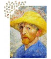 Puzzle da 1000 Pezzi - Vincent Van Gogh: Self - portrait with a Straw Hat