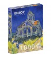 Puzzle da 1000 Pezzi - Vincent Van Gogh: The Church in Auvers - sur - Oise