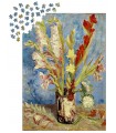 Puzzle da 1000 Pezzi - Vincent Van Gogh: Vase with Gladioli and Chinese Asters