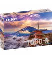 Puzzle 1000 pezzi Fuji Mountain in Spring Japan