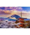 Puzzle 1000 pezzi Fuji Mountain in Spring Japan