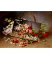 Puzzle da 1000 Pezzi - A Basket of Roses and Carnations