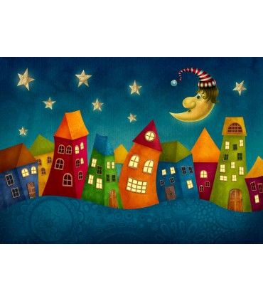 Puzzle da 1000 Pezzi - Fantasy Colorful Houses